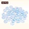 thumbnail image 3 of Uxcell 50pcs Sewing Button 15mm 4 Holes Resin Round Craft Buttons, Blue, 3 of 6