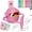 Pink, variant on Educational Drawing Robot for Kids Ages 3-8 | Voice Interactive Learning Toys with 100 Word Cards & 12 Color Pens | Montessori Painting Machine for Boys Girls | Birthday Party Gifts (Blue)