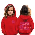 thumbnail image 2 of SXcggal Girl's Hoodie Long Sleeve Soft Sweatshirt Graphic Hoody Kids Cute Pullovers Top Clothes For Teens Stylish Cute Casual Girls Pullover, 2 of 8