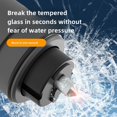 thumbnail image 2 of CNKOO 1pc Universal Alloy Mini Car Safety Hammer  Window Breaker  Emergency Escape Tool with Seatbelt Cutter and Multi-Functional Design ZZZ, 2 of 5