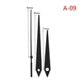 thumbnail image 3 of Clock Movement Mechanism, Non Ticking Hands, Replacement Clock Hands Kit Made of Aluminum, DIY Clock Parts Replacement for Clock Repair, 5 Sets of Black, 3 of 7