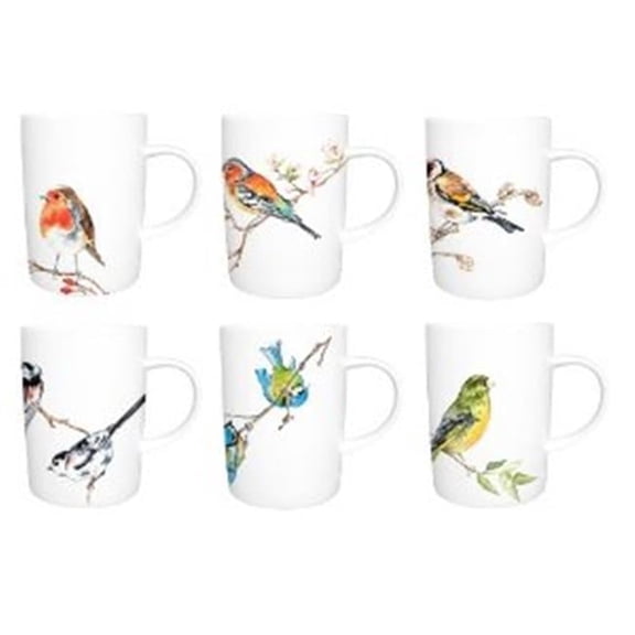 Roy Kirkham ER2170 Lyric Mug - Birds Set of 6