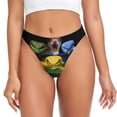 thumbnail image 1 of Fotbe Colorful Viper Snake Tanga Sin Costuras para Mujer con Estampado – Panties Invisibles, Transpirables y Cómodos para Uso Diario-3X-Large, 1 of 6