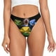 thumbnail image 1 of Balery Colorful Viper Snake Tangas de Algodón para Mujer con Estampado – Ropa Interior Sexy, Transpirable, G-string-4X-Large, 1 of 6
