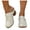 White, variant on Women’s Hollow Out Closed Toe Chunky Heels Mules Retro Flower Pattern Slip On Slides Shoes Casual Breathable Backless Sandals White Size 43