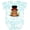 Tie Dye Green, variant on Inktastic Groundhog Day with Groundhog in Top Hat Boys or Girls Baby Bodysuit
