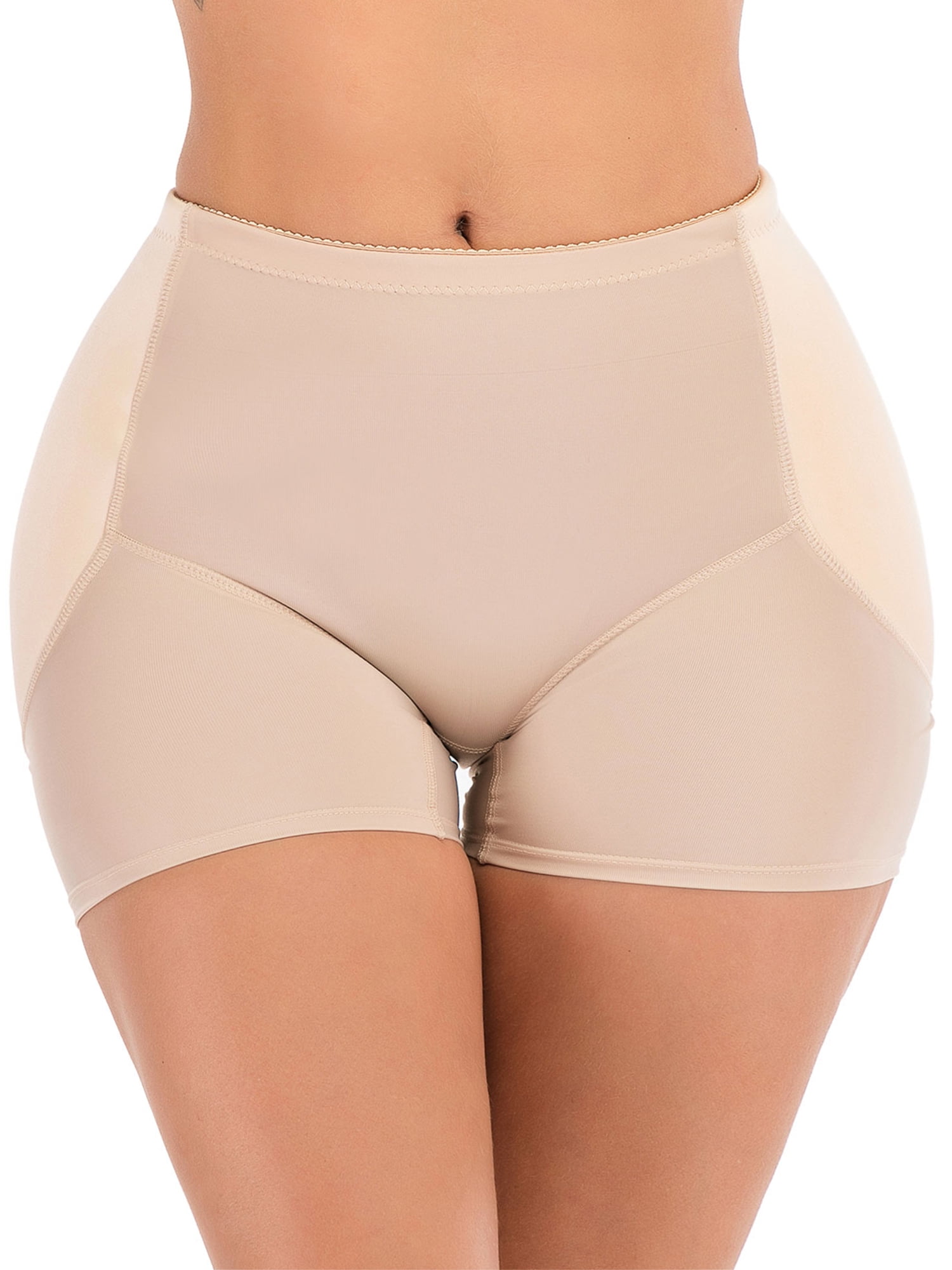 SAYFUT Women's Seamless Control Panties Shapewear Butt Lifter Padded Panty  Enhancing Body Shaper Shaping Boyshorts