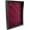 Berry Suede Backing, variant on 11x14 Shadow Box Frame In Black With A 1 3/4" Usable Depth Includes Navy Blue Suede Acid-Free