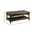 thumbnail image 5 of Lexicon Heath Court Wood Coffee Table in Brown, 5 of 7