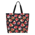 thumbnail image 1 of Easygdp Red Rose Flower Bolsas Tote para Mujer, Bolsos de Hombro para Viaje, Bolsos de Mano de Gran Capacidad para Compras y Trabajo, 1 of 8
