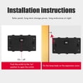 thumbnail image 2 of 2 uds colector Solar luces arriba y abajo lámparas solares impermeable interior exterior LED luz de pared para jardín Patio garaje camino de entrada, 2 of 8