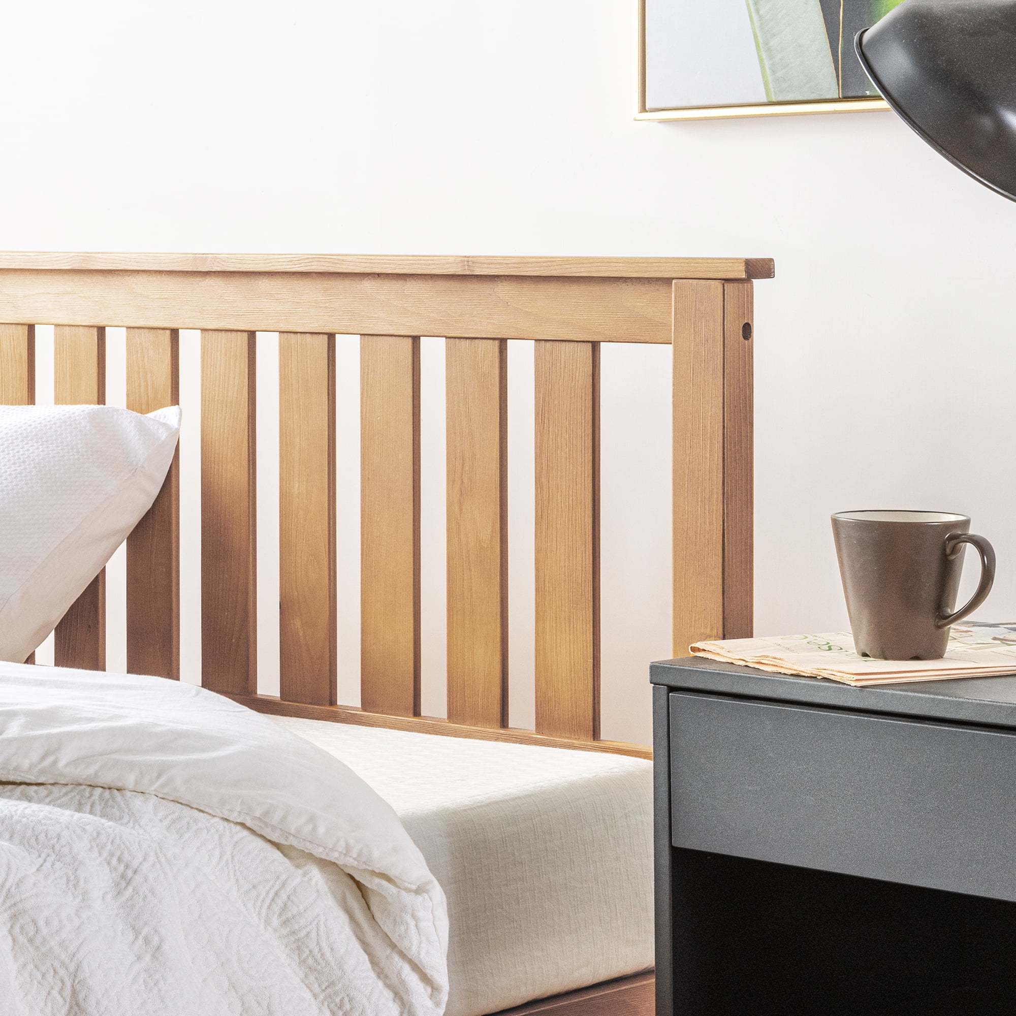 Meryl solid 2024 wood platform bed