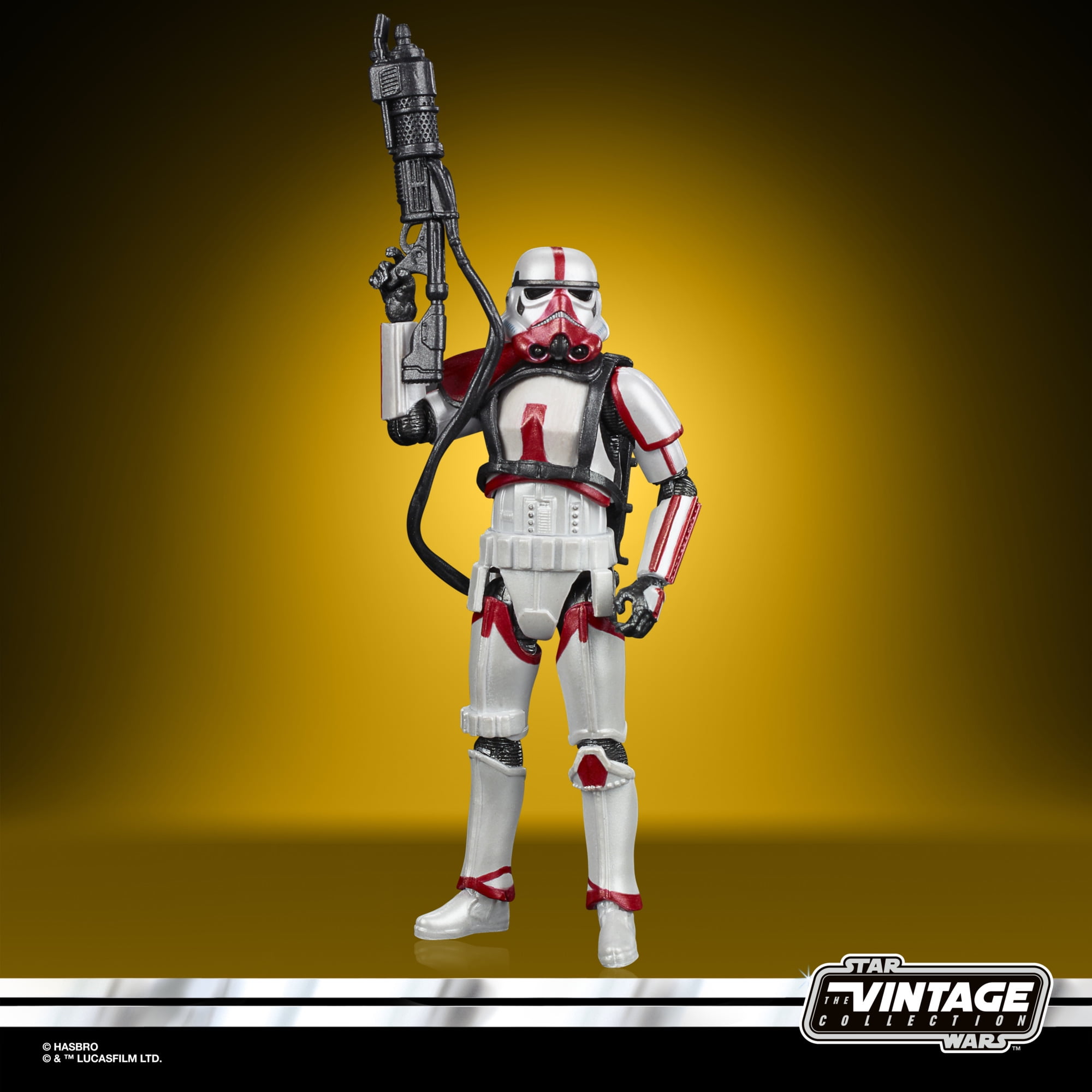 Star Wars: The Mandalorian The Vintage Collection Incinerator Trooper Kids Toy Action Figure for Boys and Girls Ages 4 5 6 7 8 and Up (3.75”)