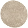 thumbnail image 5 of SAFAVIEH Glen Solid Plush Shag Area Rug, Taupe, 4' x 6', 5 of 11