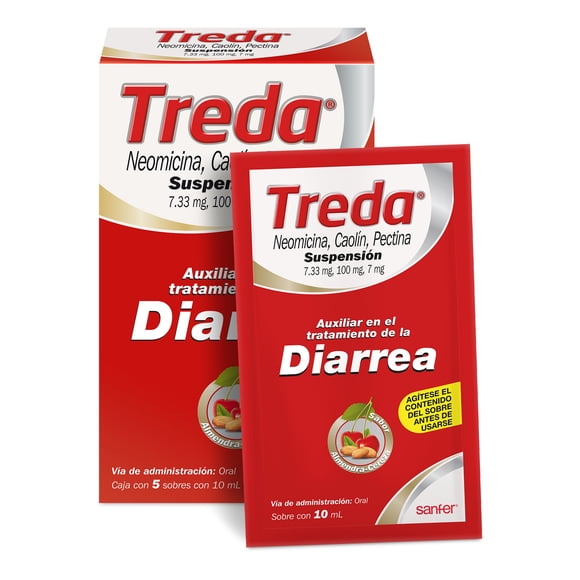 Treda suspensión 5 sachets 10 ml (almendra/cereza)