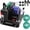 Black(2.0), variant on SporGain 3000RPM Lawn Mower Blade Sharpener, Brushless Motor Grinder with 7” Ceramic Wheel, Adjustable Speed, 70 Sanding Discs & Angle Guides, Fast Sharpening for All Mower Blades