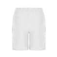 thumbnail image 2 of ZACPNCV Swim Shorts for Girls Dry High Waisted Trunks with Liner Dstring Beach Board Shorts Swim Bottoms White 6-7 Years, 2 of 6