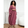 thumbnail image 2 of Plus Size Kaftan Dresses for Women Long Caftan Loungewear Maxi Beach Dress Oversized Beachwear Elegant House Wear Nightgown moomoo Dress Vacation Outfits Summer Mexico Resort Tunic Maternity Dresses, 2 of 8