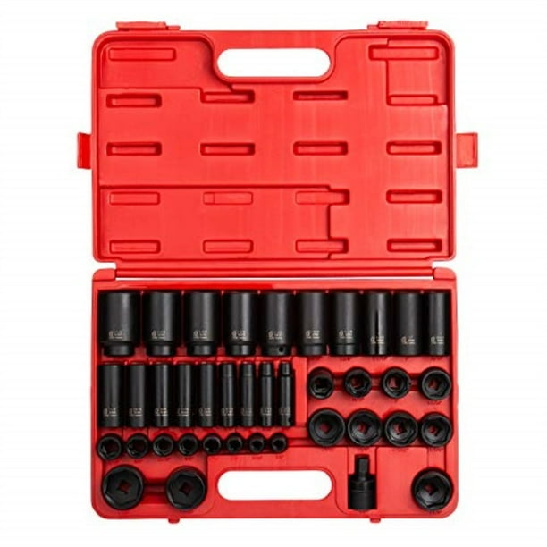 Sunex 2668 12 Inch Drive Master Impact Socket Set 39 Piece Sae 38 1 12 Standarddeep 7675