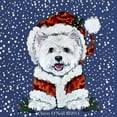 thumbnail image 2 of CafePress - Santas Westie Helper Maternity T Shirt - Maternity Dark T-Shirt, 2 of 3