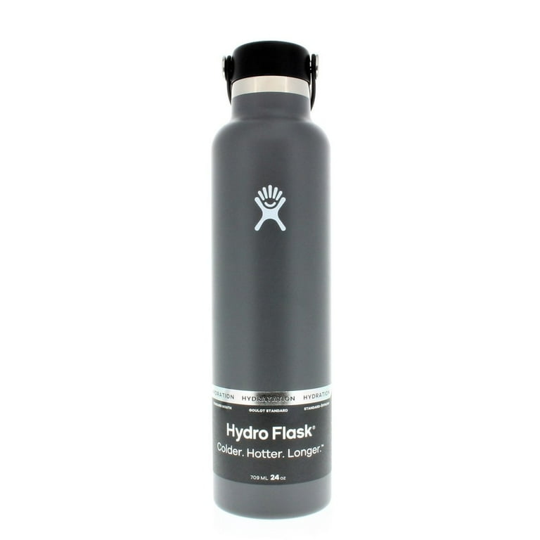 Hydro Flask Standard Mouth Water Bottle Black 24oz - Walmart.com