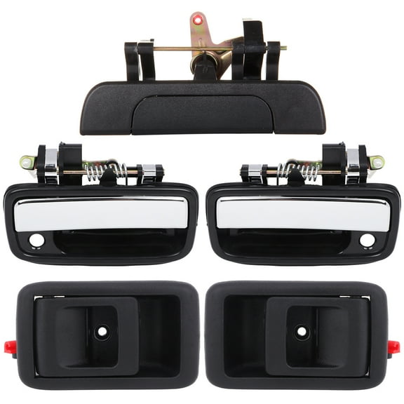 CCIYU Door Handles fit for 1995-2004 for Toyota Tacoma Exterior Interior Tailgate Front Driver Passenger Side(5pcs)