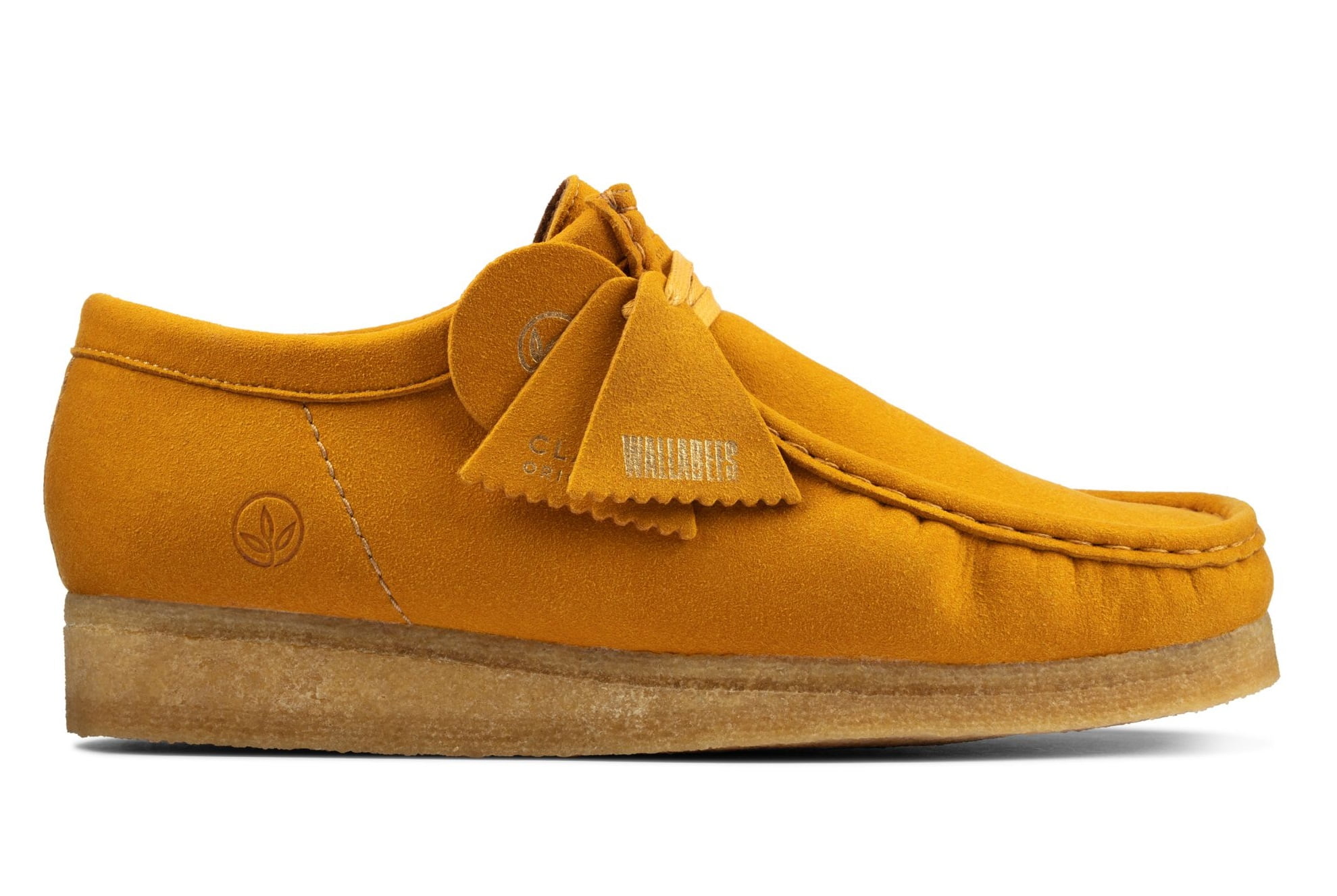 yellow wallabee clarks