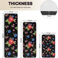 thumbnail image 4 of Pioneer Flower Floral Print Pattern Kitchen Rugs Sets Of 3,Kitchen Runner Rugs Non Skid Washable,Decorative Kitchen Floor Mats for Kitchen,Sink,Laundry,17X30 Inch + 17X47 Inch + 17X59 Inch, 4 of 6