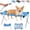 Blue-B, variant on Pet Grooming Hammock with Foldable Metal Stand, Breathable Mesh Bathing Restraint Stand for Nail Clipping, Hair Trimming, for Small Dogs, Puppies, Cats