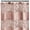Pink, variant on Zahari Home Sinatra Bathroom Shower Curtain Glamorous Bling Fabric Shower Curtain, 72"x70", Silver