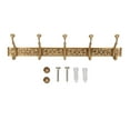thumbnail image 2 of Rail Wall Hook, Protective Perfect Organizing Coat Hat Hook Rail  For Wardrobe, 2 of 8
