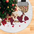 thumbnail image 5 of GZHJMY Valentine's Day Tree Skirt Home Decoration Large Round Love Hearts Christmas Tree Skirt for Holiday Party Home Christmas Day Ornaments 36", 5 of 6