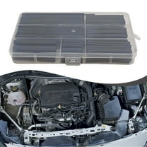 150pcs Black Heat Shrink Tubing Tube Sleeving Car Wire Wrap Heatshrink