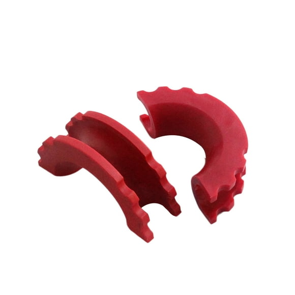 EeaseMX protectores de grillete con anilla en D de 3/4 de pulgada para vehículos todoterreno, SUV y camiones (rojos)