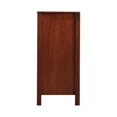 thumbnail image 4 of Passion Furniture Burlington Cherry 3 Drawer Chest of Drawers (34 in L. X 17 in W. X 36 in H.), 4 of 7