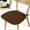 💖Coffee_New#568, variant on Chair Cushion Corduroy Thickened Seat Pad | Soft Furry Winter Office Comfort | Removable Washable Cover | Anti-slip Straps | 43x41x3cm | 1Pc | Multi Colors