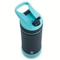 thumbnail image 2 of TAL Stainless Steel Ranger Straw Kids Water Bottle 18oz, Navy, 2 of 8