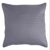 BedVoyage Luxury 100% viscose from Bamboo Quilted Euro Sham, 1pc - Platinum