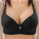 thumbnail image 1 of Karight Women's Push Up Bra Wire Smoothing T-Shirt Seamless Padded Adjustable Straps Push Up Thin Breast Support Back Closure, 1 of 3
