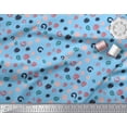 thumbnail image 2 of Soimoi Modal Satin Fabric Brush Stroke Abstract Printed Fabric 1 Yard 42 Inch Wide, 2 of 3