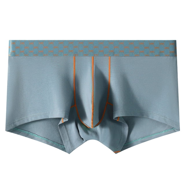 Pantalones Cortos de Algodón para Hombres de Cintura Baja Ángulo Plano Contraste Color Deporte Fitness Ropa Interior 90% Poliéster 10% Spandex, Cortos Coqueteos para Uso Diario