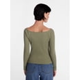 thumbnail image 3 of Peanuts Women's Halloween Graphic Tee with Long Sleeves, Sizes XXS-XXL, 3 of 5