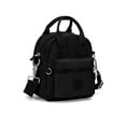 thumbnail image 2 of LAVA Women Small Crossbody Purses Waterproof Nylon Shoulder Travel Bags Small Backpack (Black), 2 of 10