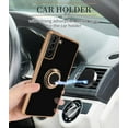 thumbnail image 5 of Compatible for Samsung Galaxy S21 Plus Case with Ring Holder Kickstand [with Magnetic] Soft TPU Shockproof Electroplated Protective Phone Case for Galaxy S21+ 5G Black, 5 of 13