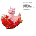thumbnail image 7 of Hariumiu Resin Dragon Figurine Dragon Ornament Mini Resin Figurine for Home Garden Decor Cute Dragon Shape Decoration for New Year Office Desk Shelf Display, 7 of 7