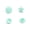 01 Green, variant on 20set Heart/Star Shaped Plastic Snap Button Fastener Buttons Garment Accessories for Clothes Clips Buttons
