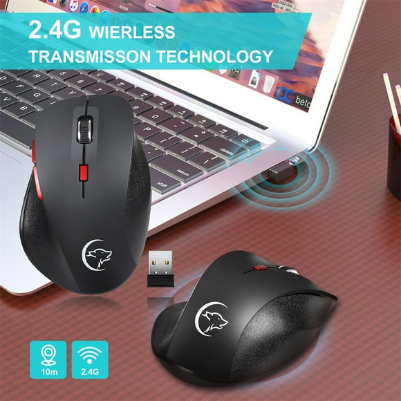EGNMCR Mouse, Gaming Mouse YWYT G835Wireless Gaming Mouse 2.4G Ergonomic Charge 6 Key High Performance Mice Mice mice