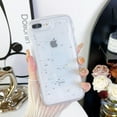 thumbnail image 2 of iPhone 7 Plus Case,iPhone 8 Plus Case,Curly Wave Design Transparent Bling Glitter Star Shiny Case, Cute Clear Full Protection Soft TPU Shockproof Phone Cover Case for Women Girls,Clear, 2 of 10
