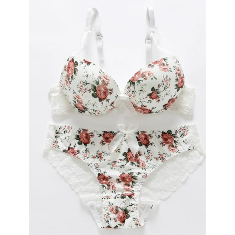 New Embroidery Underwire Lace Floral Comfortable Breathable Sexy