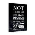thumbnail image 4 of Stock Market Art Not Trading is a Trading Decision Canvas Print Ready to Hang Canvas Unframed, 4 of 9